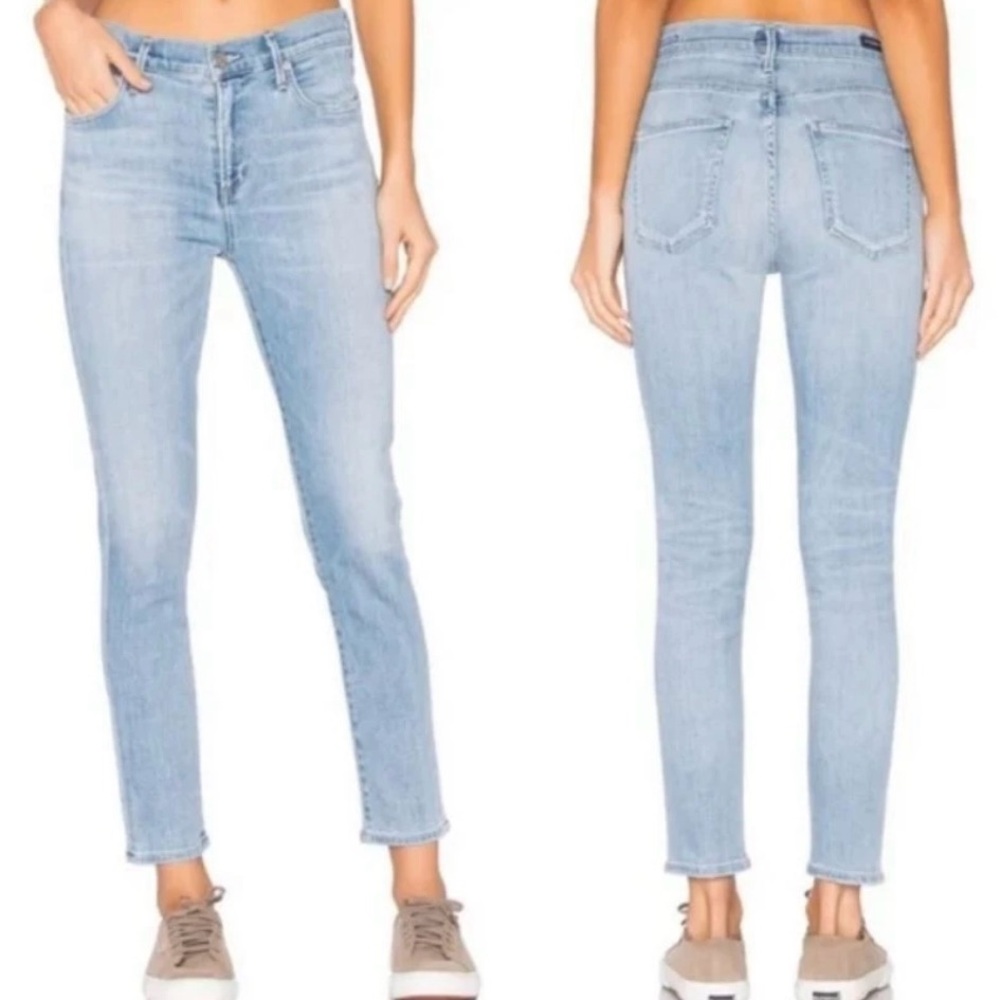 Citizens Of Humanity Jeans Women’s 30 Light Wash Rocket Crop High Rise Skinny